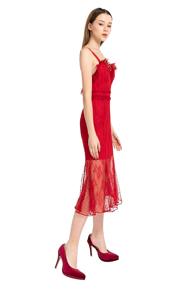 side view of the dress